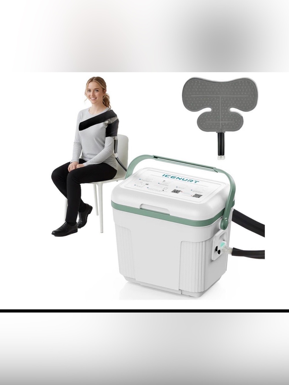 Programmable Timer Cold Therapy Machine for Shoulder w/Quiet Pump